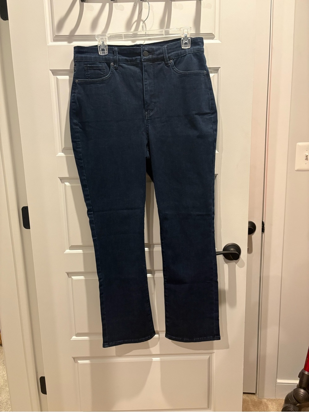 NYDJ Dark Wash Straight-Leg Jeans